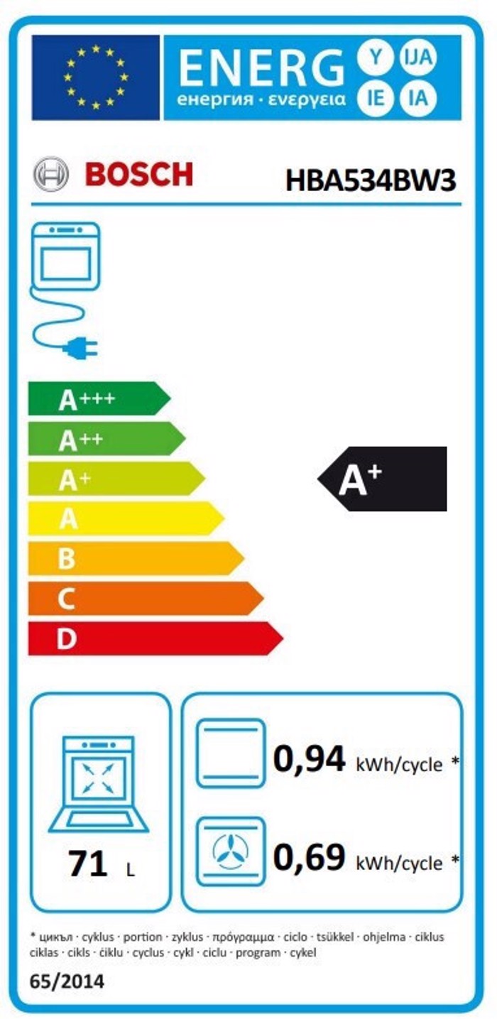 Fournos Entoixizomenos Bosch HBA534BW3